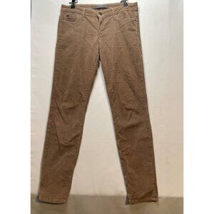 Joe's corduroy jeans womens 29 x 29 Chelsea ankle low rise made USA brown